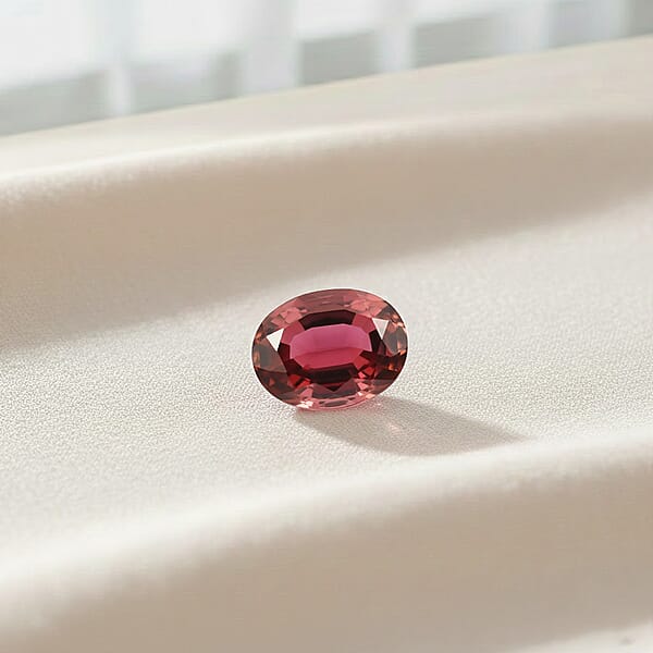 Shop Lc 1.20 Ctw Oval Golconda Rubellite Loose Gemstone- AAAA Grade 8x6mm