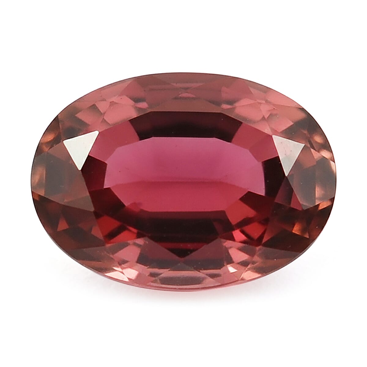 shop lc 1.20 ctw Oval Golconda Rubellite Loose Gemstone- AAAA Grade 8x6mm