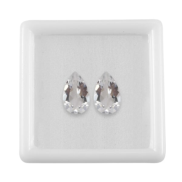 Shop Lc 1.20 Ctw Pear Cut Brazilian Petalite Loose Gemstone (Set Of 2) (8x5 Mm)