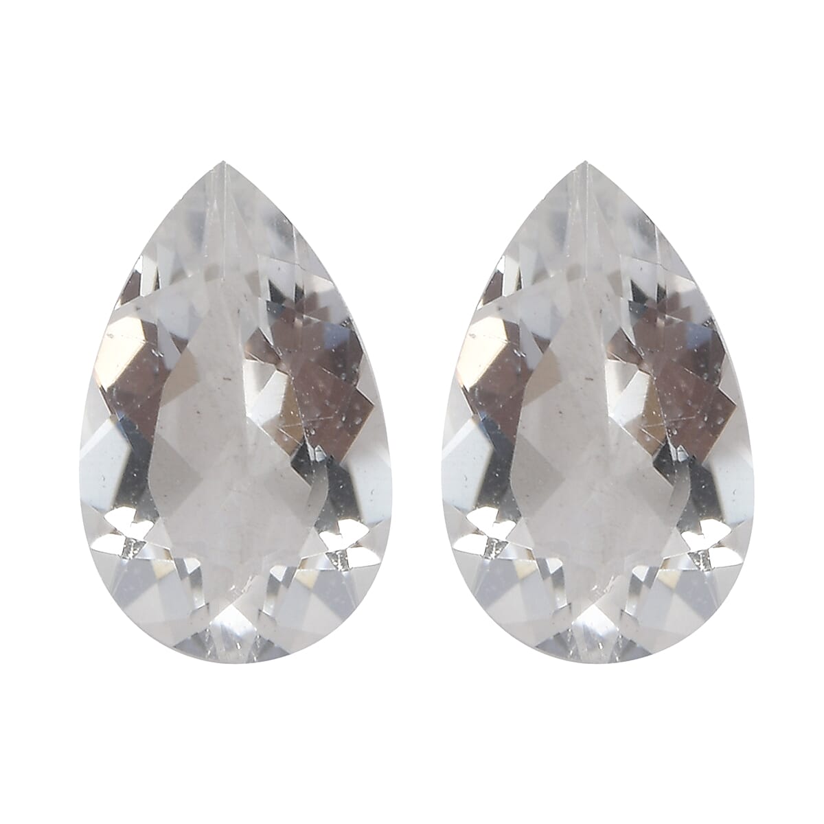 shop lc 1.20 ctw Pear Cut Brazilian Petalite Loose Gemstone (Set Of 2) (8x5 mm)