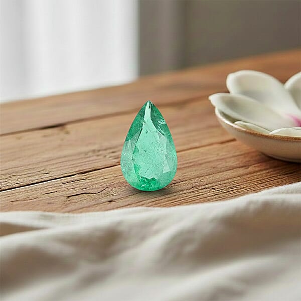 Shop Lc 1.25 Ctw Pear Emerald Loose Gemstone – AAAA Grade Free Size (Zambia)