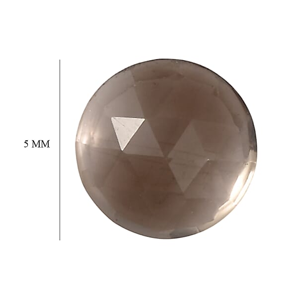 Shop Lc 1.43 Ctw Round Cut Smoky Quartz Loose Gemstone (Set Of 4) (5 Mm)