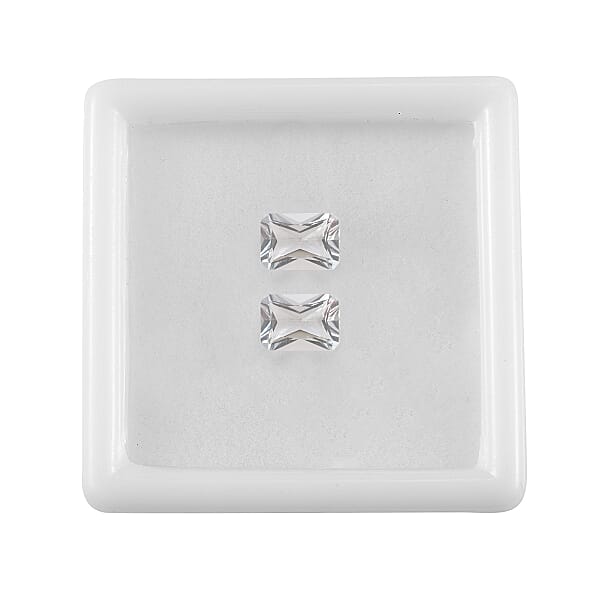 Shop Lc 1.47 Ctw Octagon Cut Brazilian Petalite Loose Gemstone (Set Of 2) (7x5 Mm)