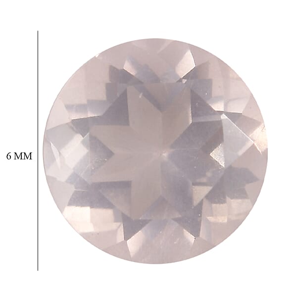 Shop Lc 1.55 Ctw Round Cut Rose Quartz Loose Gemstone (Set Of 2) (6 Mm)