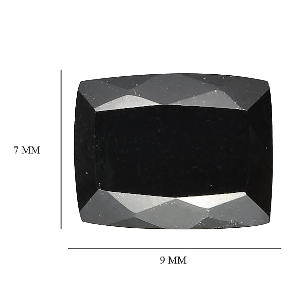 Shop Lc 1.75 Ctw Cushion Cut Australian Black Tourmaline Loose Gemstone (9x7 Mm)