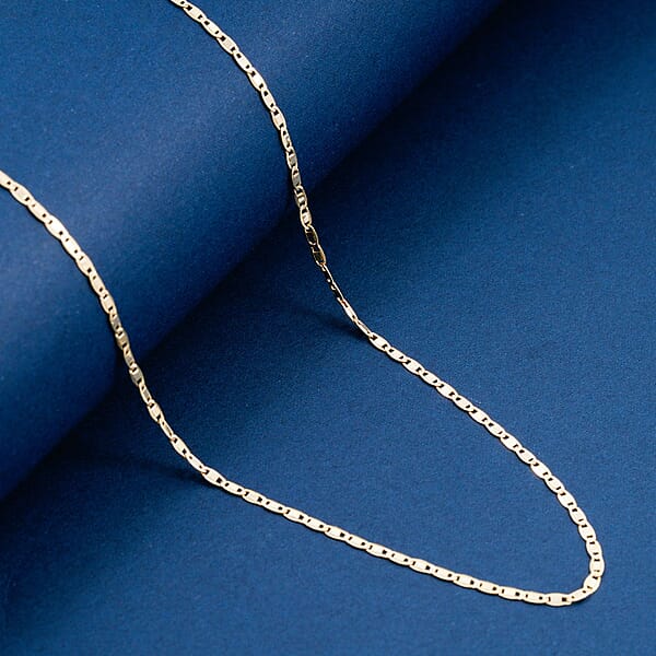 Shop Lc 1.8mm Valentino Chain Necklace In 18K Yellow Gold 1.5 Grams 18 Inches