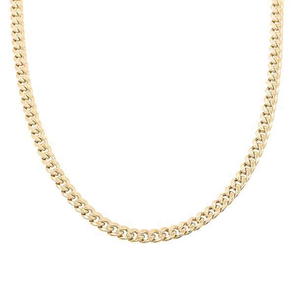 Shop Lc 10K Yellow Gold 2.7mm Hollow Miami Cuban Necklace (24 Inches) (6 G)
