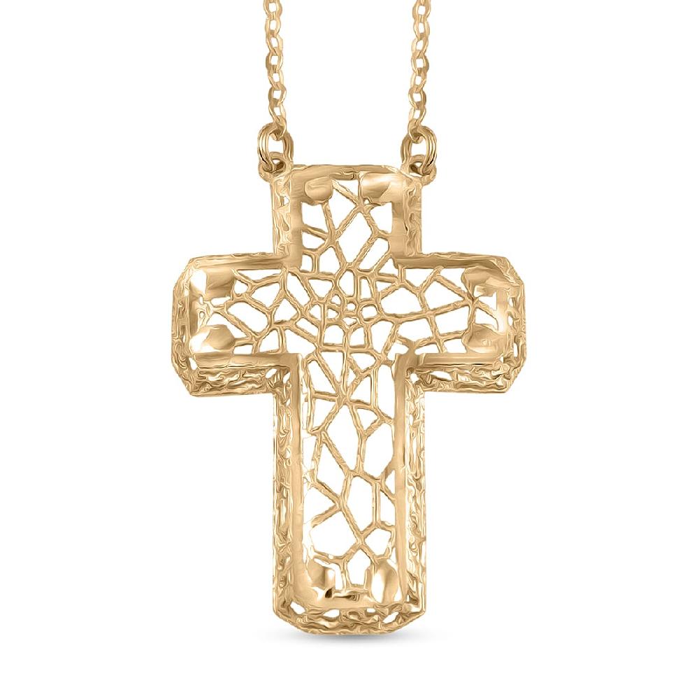 shop lc 10K Yellow Gold Cross Necklace (16 Inches) (1.4 Grams) shop lc 10K Yellow Gold Cross Necklace (16 Inches) (1.4 Grams)