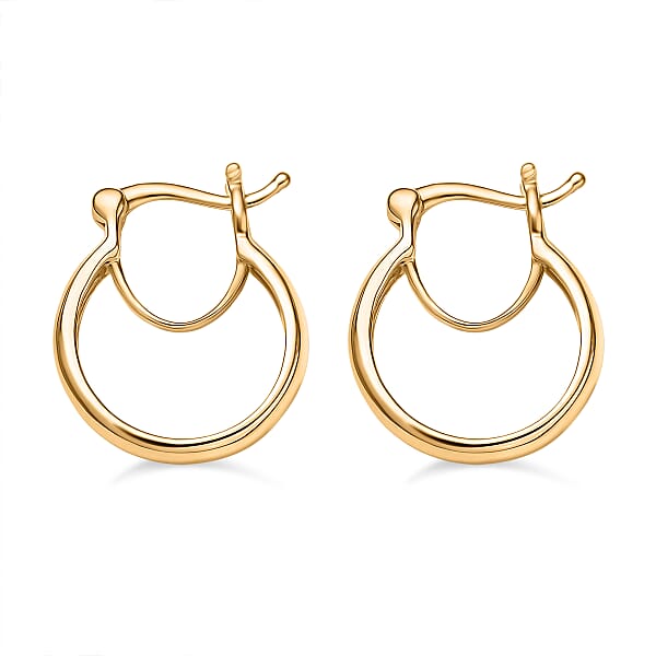 Shop Lc 10K Yellow Gold Eternal Hoop Earrings (2.95 Grams)