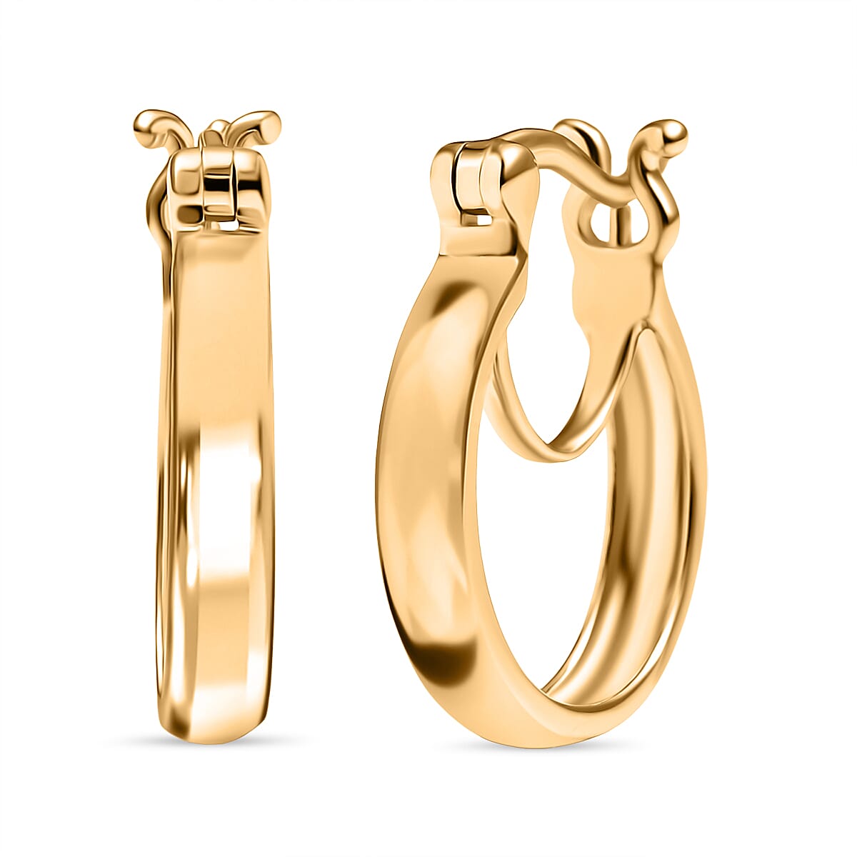 shop lc 10K Yellow Gold Eternal Hoop Earrings (2.95 Grams)