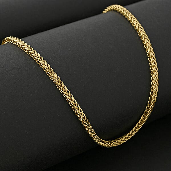 Shop Lc 10K Yellow Gold Palma Chain Necklace (22 Inches) (6.5 G)