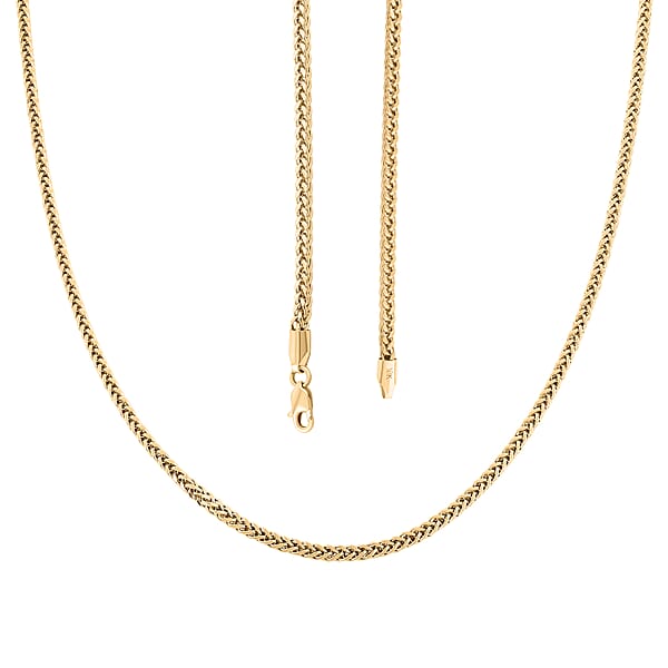 Shop Lc 10K Yellow Gold Palma Chain Necklace (22 Inches) (6.5 G)
