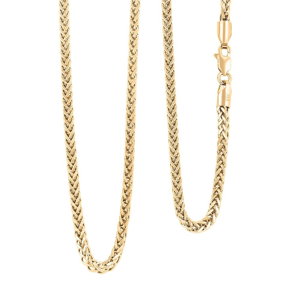 shop lc 10K Yellow Gold Palma Chain Necklace (22 Inches) (6.5 g)
