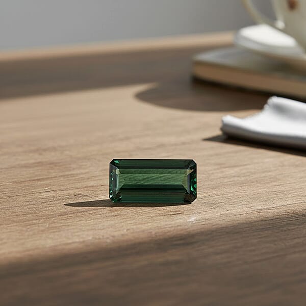 Shop Lc 11.50 Ctw Octagon Lagoon Tourmaline Loose Gemstone – AAAA Grade Free Size