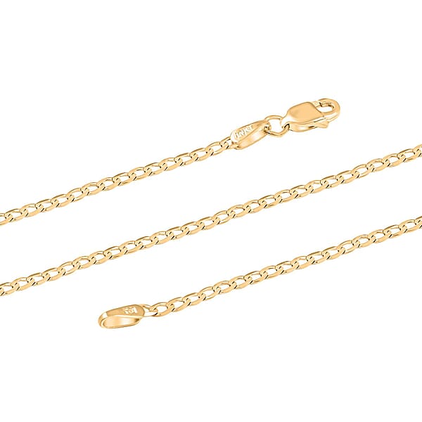 Shop Lc 14K Yellow Gold 2.5mm Cuban Necklace 20 Inches 3 Grams