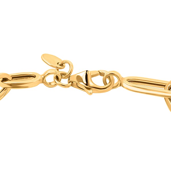 Shop Lc 14K Yellow Gold 5mm Paperclip Bracelet (7.50 In) 3.60 Grams
