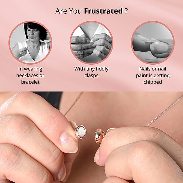 Shop Lc 14K Yellow Gold 6X4.5mm Magnetic Lock With 4.96x1.16mm Spring Ring Lock