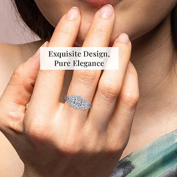 Shop Lc 14K Yellow Gold Luxuriant Lab Grown Diamond G-H SI Ring 1.60 Ctw