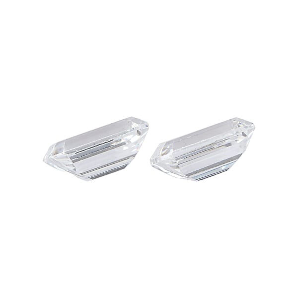 Shop Lc 2.06 Ctw Octagon Cut Swarovski Zirconia Loose Stone (Set Of 2) (6x4 Mm)