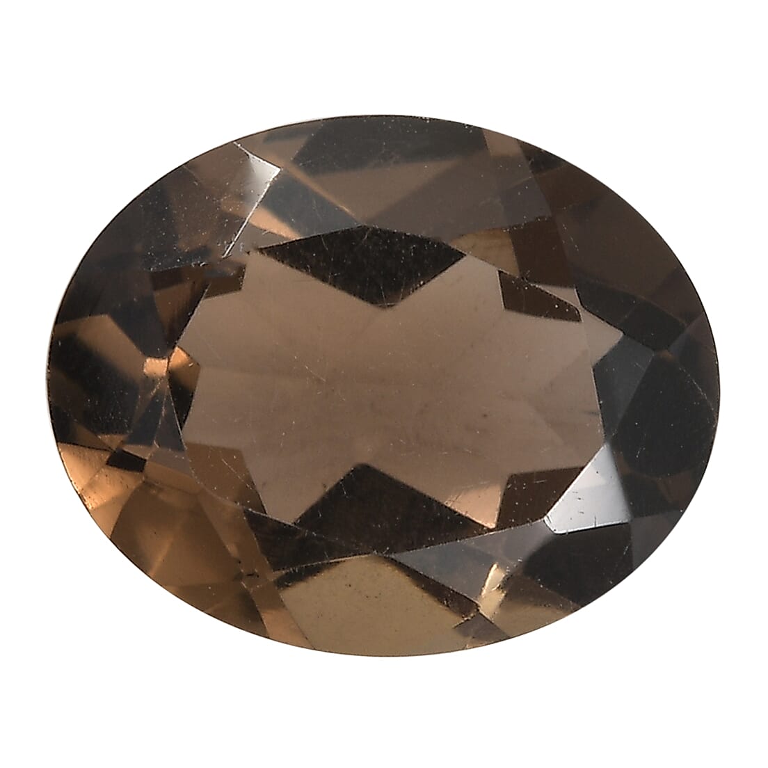 shop lc 2.16 ctw Oval Cut Smoky Quartz Loose Gemstone (10x8 mm)