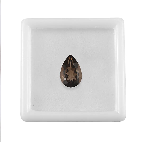 Shop Lc 2.23 Ctw Pear Cut Smoky Quartz Loose Gemstone (12x8 Mm)