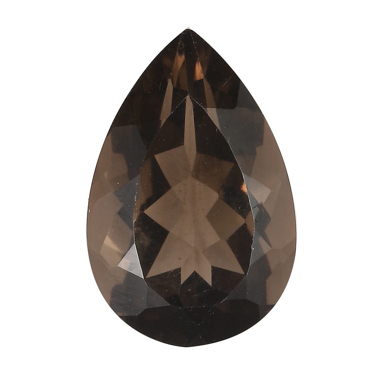 shop lc 2.23 ctw Pear Cut Smoky Quartz Loose Gemstone (12x8 mm)