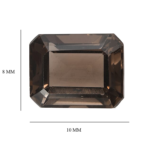 Shop Lc 2.54 Ctw Octagon Cut Smoky Quartz Loose Gemstone (10x8 Mm)