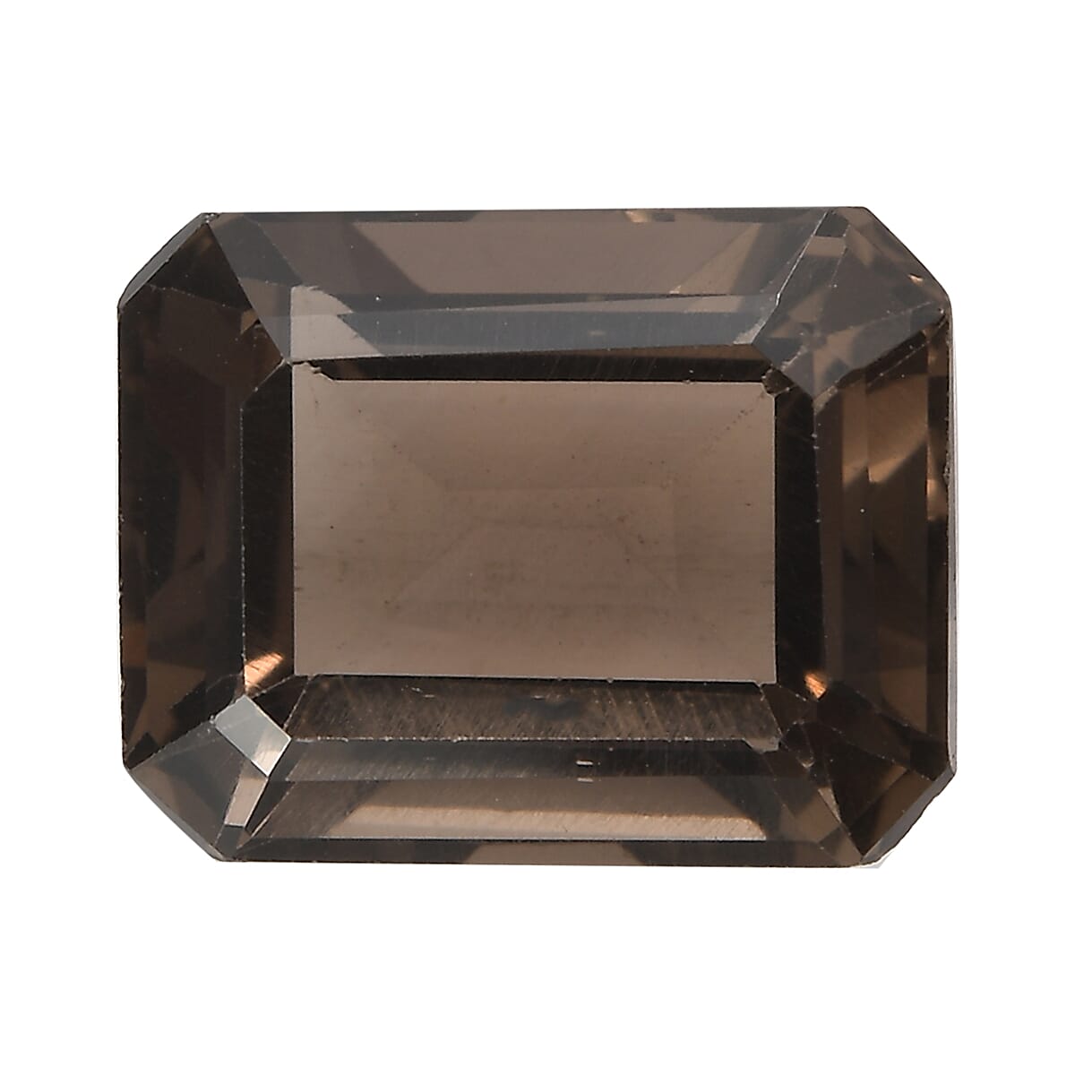 shop lc 2.54 ctw Octagon Cut Smoky Quartz Loose Gemstone (10x8 mm)