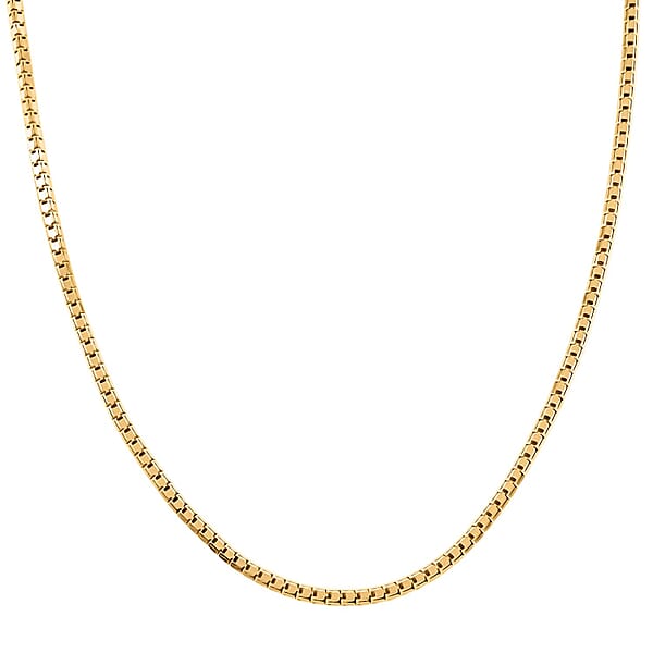 Shop Lc 2.5mm Modena Box Chain Necklace In 10K Yellow Gold 8 Grams 20 Inches