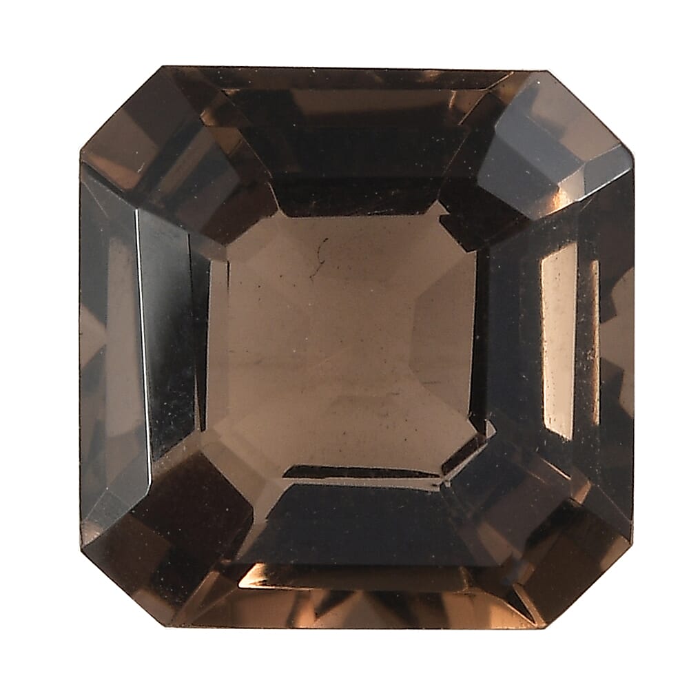 shop lc 2.88 ctw Octagon Cut Smoky Quartz Loose Gemstone (9x9 mm)
