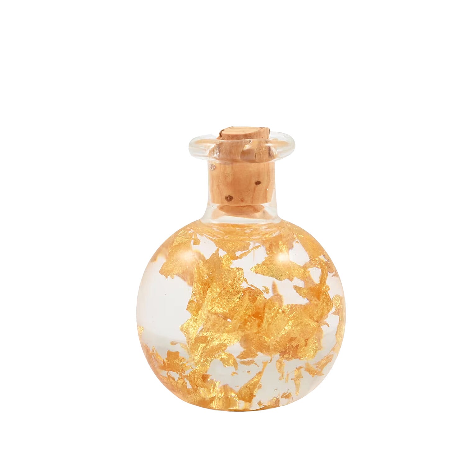 shop lc 22K Gold Fortuna Flakes in Glass Bottle Handmade in Spain