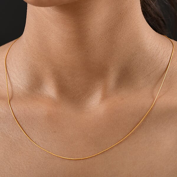 Shop Lc 22K Yellow Golden Serpent Chain Necklace 20 Inches 4.16 Grams