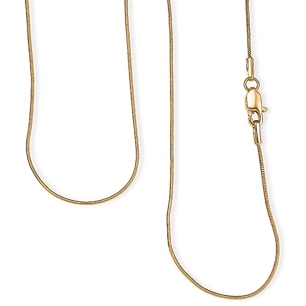 Shop Lc 22K Yellow Golden Serpent Chain Necklace 20 Inches 4.16 Grams