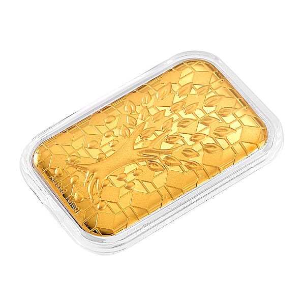 Shop Lc 24K Gold Tree Of Life Emboss Sheet 31x45.5mm 10mg