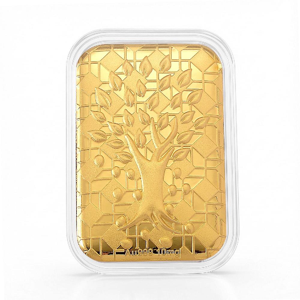 shop lc 24K Gold Tree of Life Emboss Sheet 31x45.5mm 10mg