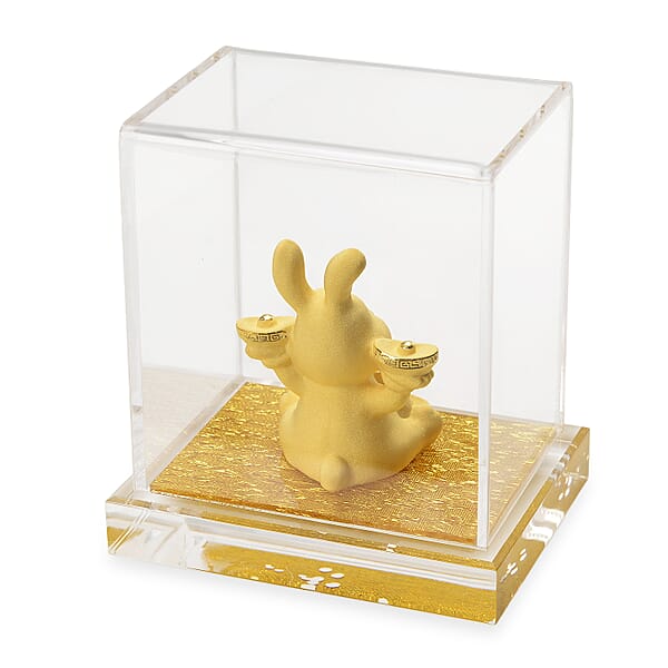 Shop Lc 24K Golden Blessings Fu Rabbit Collectible Ornament 10mg
