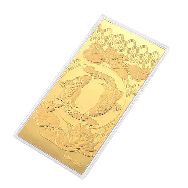 shop Lc 24K Golden Blessings Of The Golden Koi Embossed Sheet 100 Mg