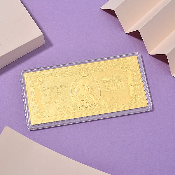 Shop Lc 24K Golden Currency Of Fortune Emboss Sheet (103x49mm) 1g