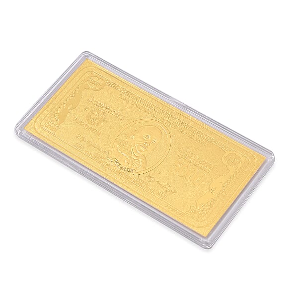 Shop Lc 24K Golden Currency Of Fortune Emboss Sheet (103x49mm) 1g