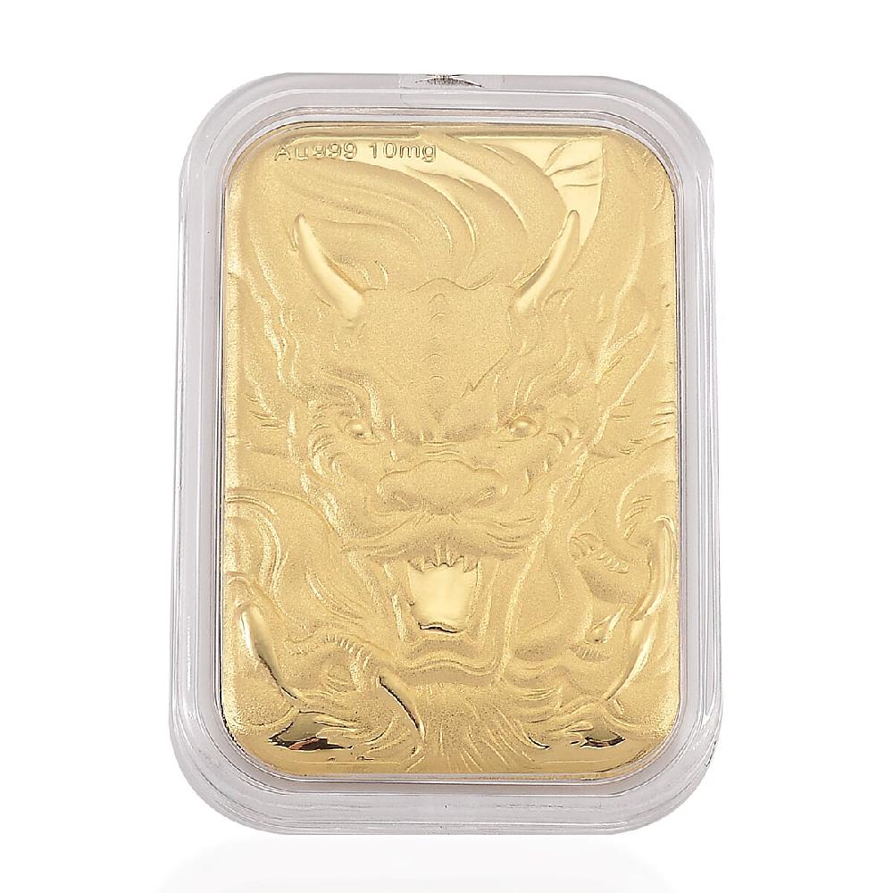 shop lc 24K Golden Dragon Emboss Sheet 31x45.5mm 10mg