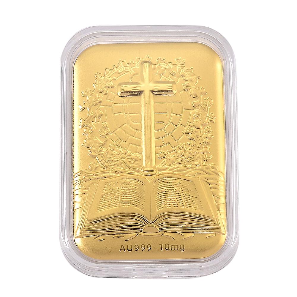 shop lc 24K Golden Faith Line Bible and Cross Embossed Sheet 10mg