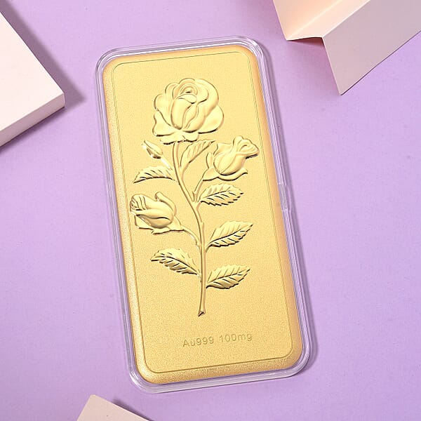 Shop Lc 24K Golden Forever Rose Embossed Sheet (156x76.4mm)100mg