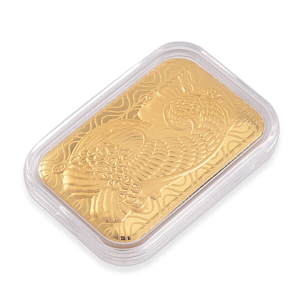 Shop Lc 24K Golden Lady Fortuna Blessing Emboss Sheet 31x45.5mm 10mg