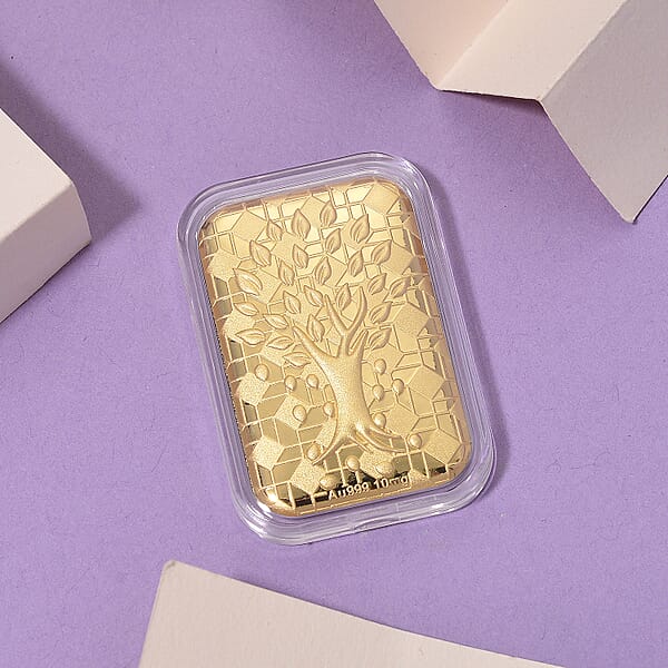 Shop Lc 24K Golden Life Of Tree Emboss Sheet 31x45.5mm 10mg