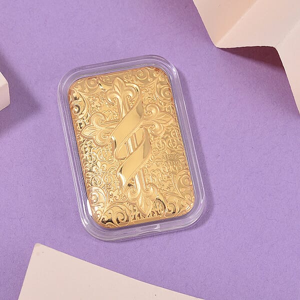 Shop Lc 24K Golden Line Of Faith Cross Emboss Sheet 31x45.5mm 10mg