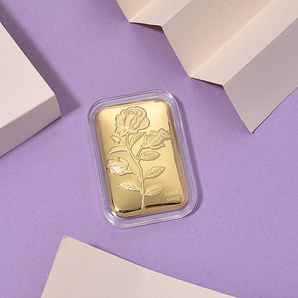 Shop Lc 24K Golden Love Rose Emboss Sheet 31x45.5mm 10mg