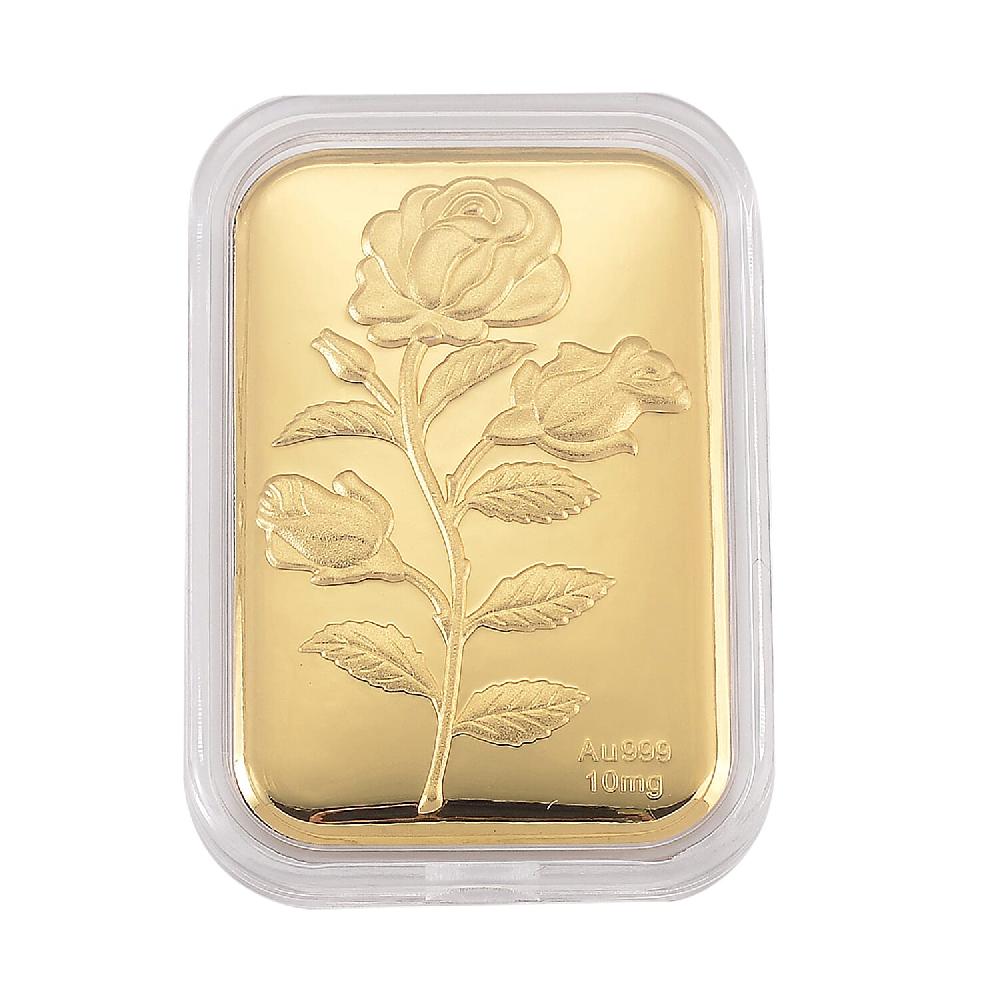 shop lc 24K Golden Love Rose Emboss Sheet 31x45.5mm 10mg