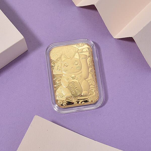 Shop Lc 24K Golden Lucy Money Cat Emboss Sheet 31x45.5mm 10mg