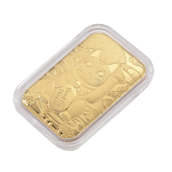 Shop Lc 24K Golden Lucy Money Cat Emboss Sheet 31x45.5mm 10mg