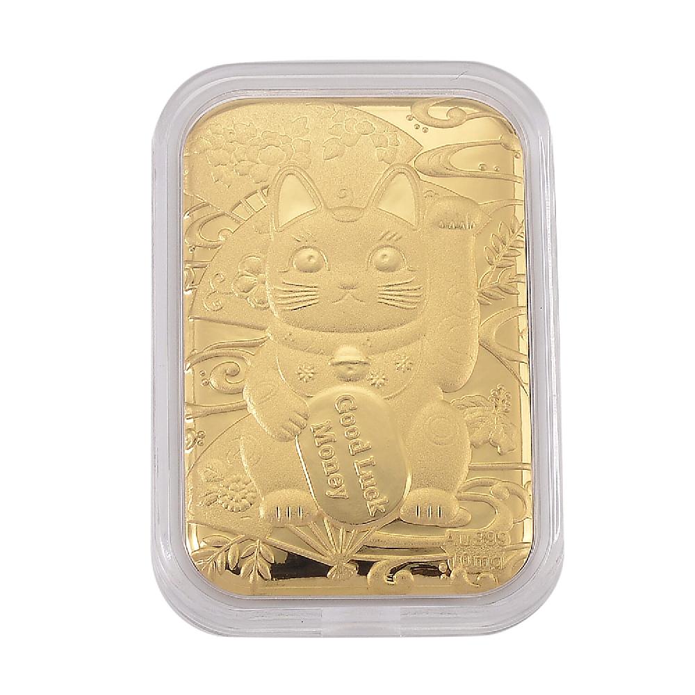 shop lc 24K Golden Lucy Money Cat Emboss Sheet 31x45.5mm 10mg